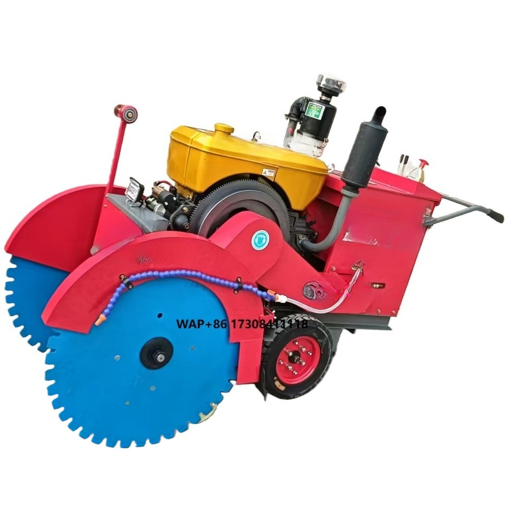 Electric Concrete Cutter - Motorlu Uzaktan Kumandalı Yol Kesme Makinesi