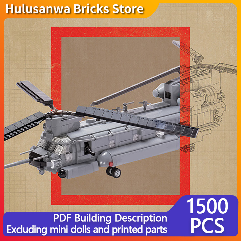 Heavy Equipment Games - MH-47G Ağır Helikopter Modeli MOC Yapı