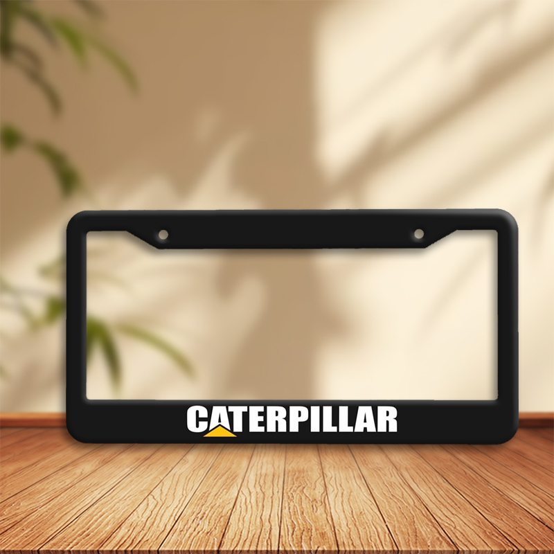 Heavy Equipment License - CATERPILLAR Araba Plaka Çerçevesi Ağır Ekipman