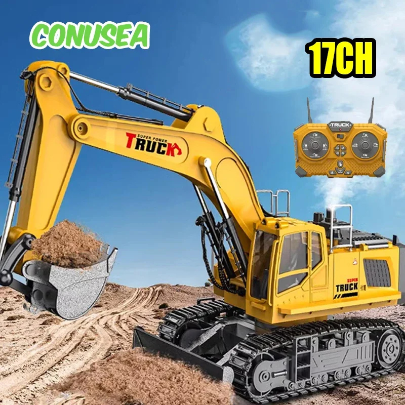 Heavy Equipment Games - Rc Ekskavatör Arabalar Kamyonlar Alaşım Kepçe