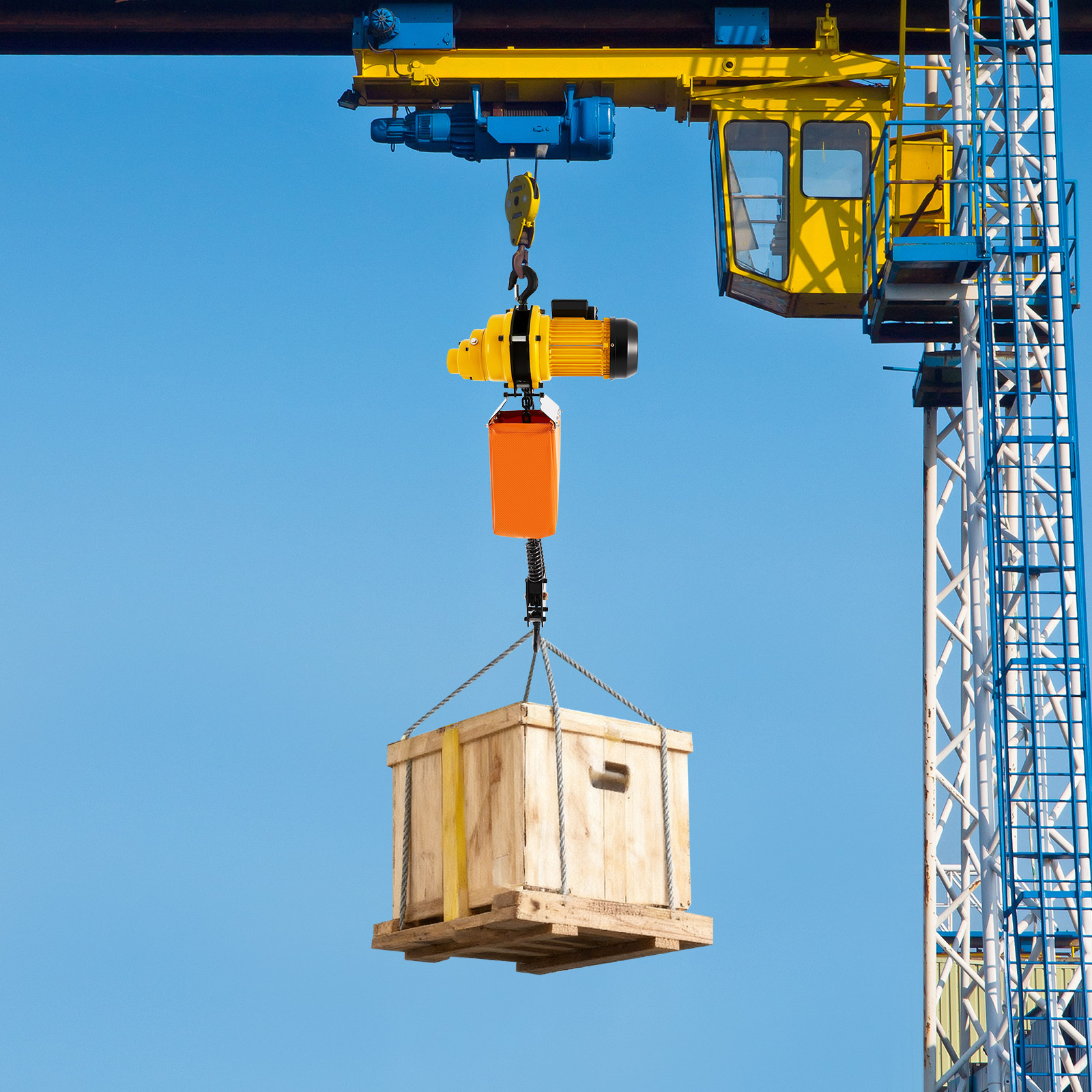 Electric Chain Hoist - 10ft Kaldırma Yüksekliğine Sahip 110V Elektrikli