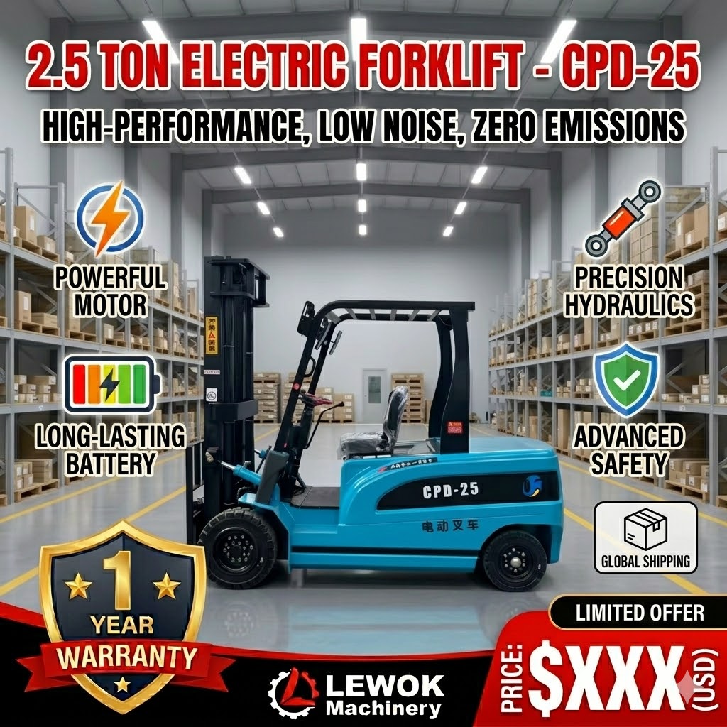 Heavy Equipment Tires - Elektrikli Forklift Palet İstifleyici 2.5 Ton
