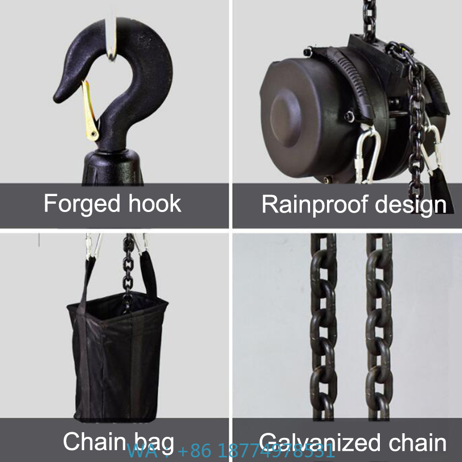 Electric Chain Hoist - Elektrikli Zincirli Vinç 500kg 1t 2t