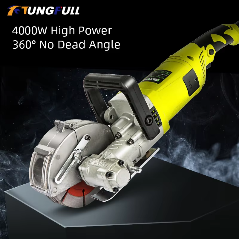 Electric Concrete Cutter - 220V Elektrikli Duvar Kovalayan Oluk Kesme