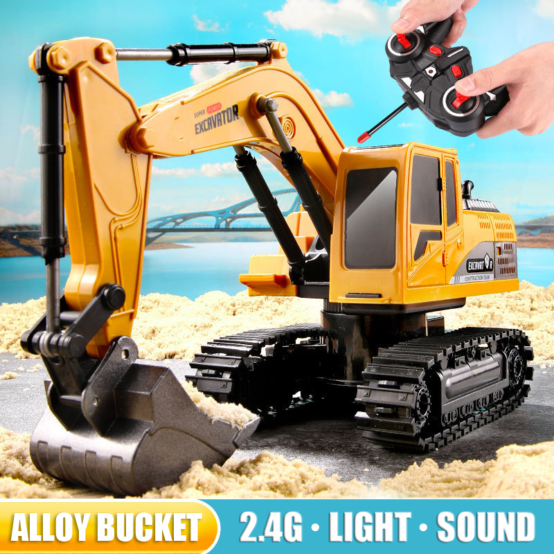 Heavy Equipment Games - RC Ekskavatör 2.4 Ghz 6 Kanal