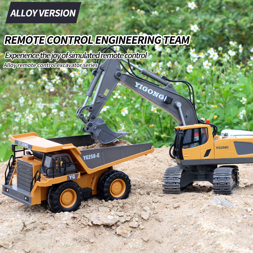 JIKEFUN 1/20 RC Ekskavatör Dam - Heavy Equipment Games incelemesi ve fiyatı