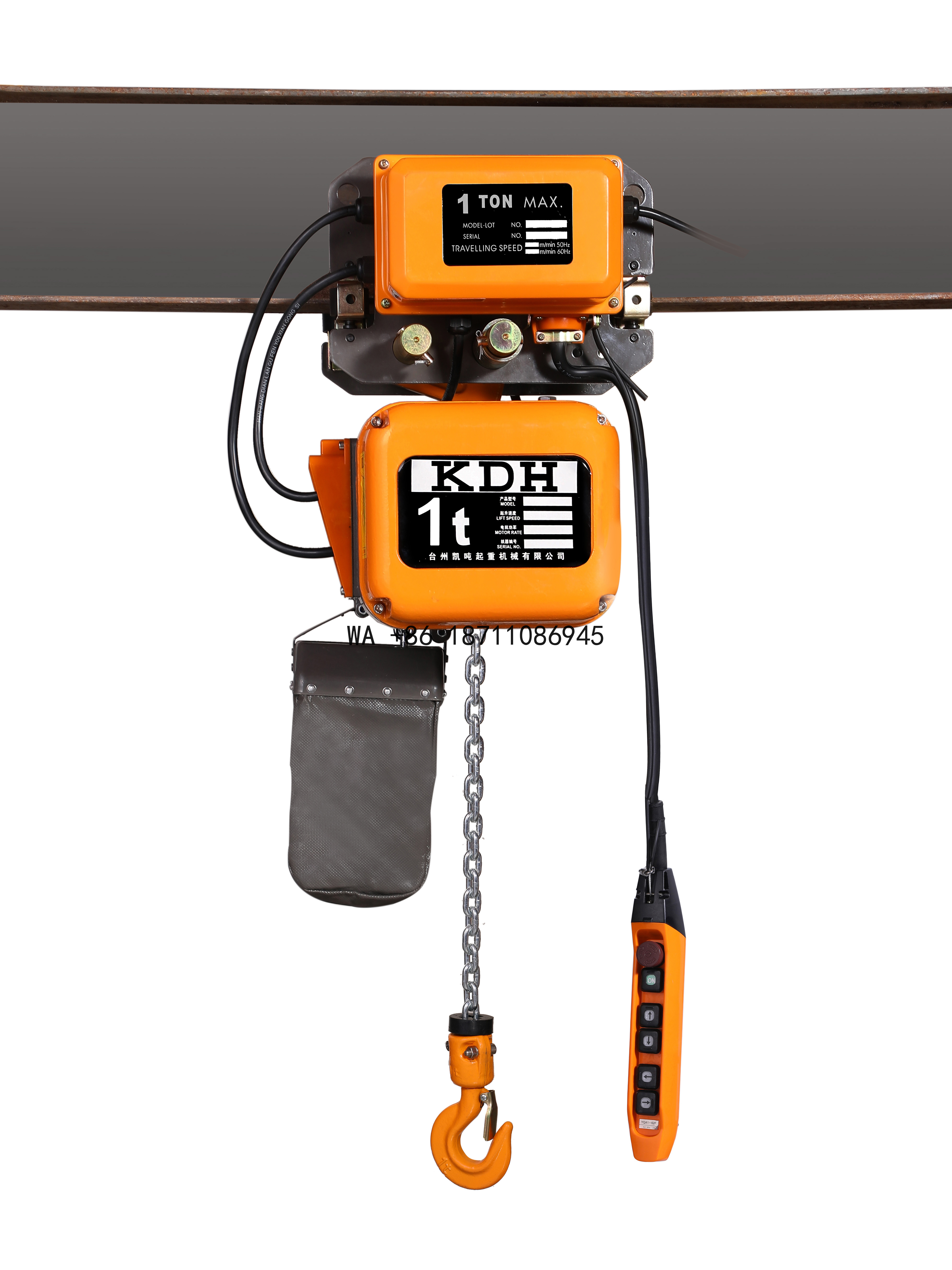 Çift Zincirli Tek Fazlı 1-5 To - Electric Chain Hoist incelemesi ve fiyatı
