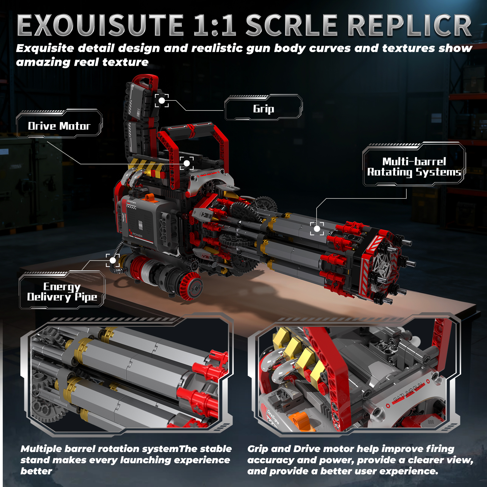 JAKI Bilim Kurgu Blaster Silah - Heavy Equipment Games incelemesi ve fiyatı