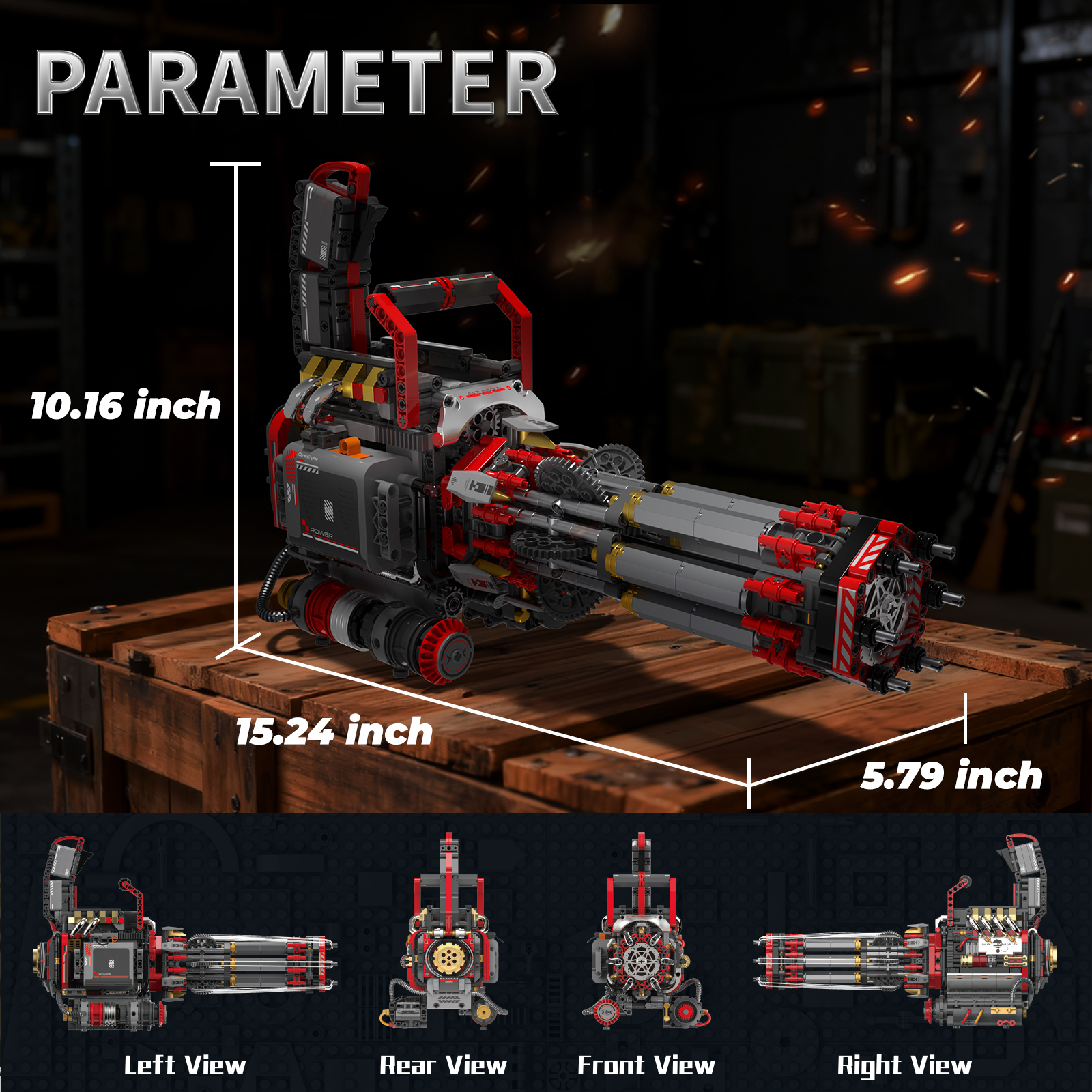 JAKI Bilim Kurgu Blaster Silah - Heavy Equipment Games incelemesi ve fiyatı