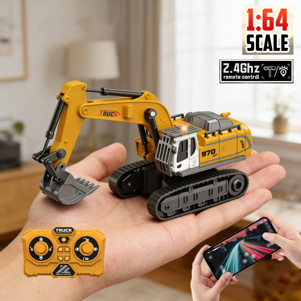1:64 Ölçülü Alaşımlı Mini Uzak - Heavy Equipment Games incelemesi ve fiyatı