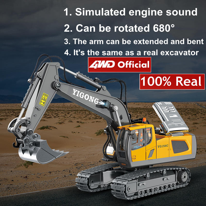 4WD Uzaktan Kumanda Ekskavatör - Heavy Equipment Games incelemesi ve fiyatı