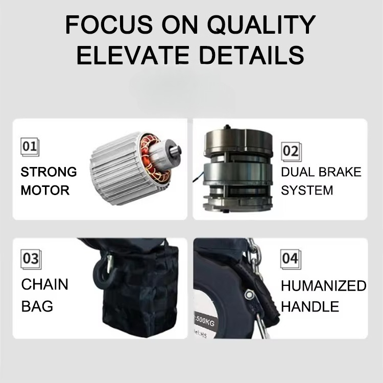 Elektrikli Zincirli Vinç 500kg - Electric Chain Hoist incelemesi ve fiyatı