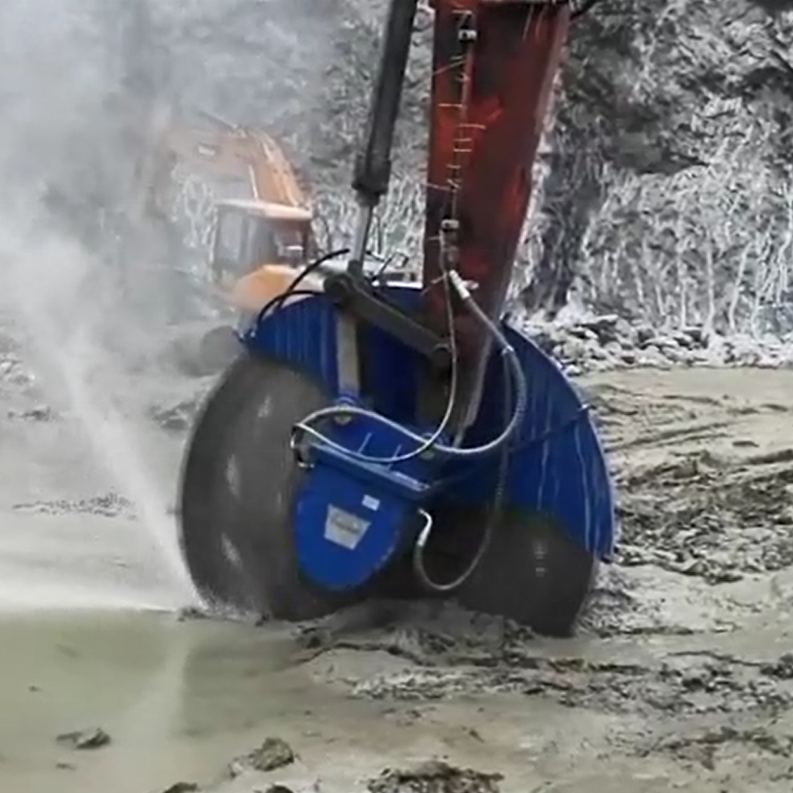 Ekskavatör Üzeri Monteli Elmas - Electric Concrete Cutter incelemesi ve fiyatı