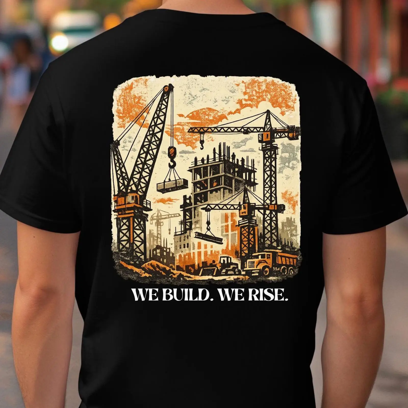 We Build Rise İnşaat Tişörtü V - Heavy Equipment Union incelemesi ve fiyatı